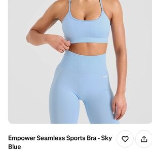 AYBL Empower Seamless Sports Bra - Sky Blue